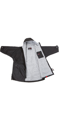 2023 Dryrobe Advance Junior Long Sleeve Changing Robe V3KSLSDA - Black / Grey